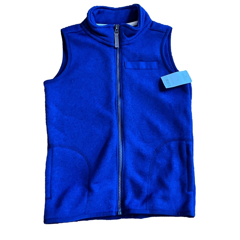 Carter’s Blue Sleeveless Fleece Vest NWT Size 7